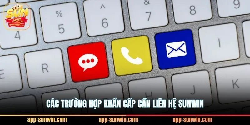 Các trường hợp khẩn cấp cần liên hệ Sunwin